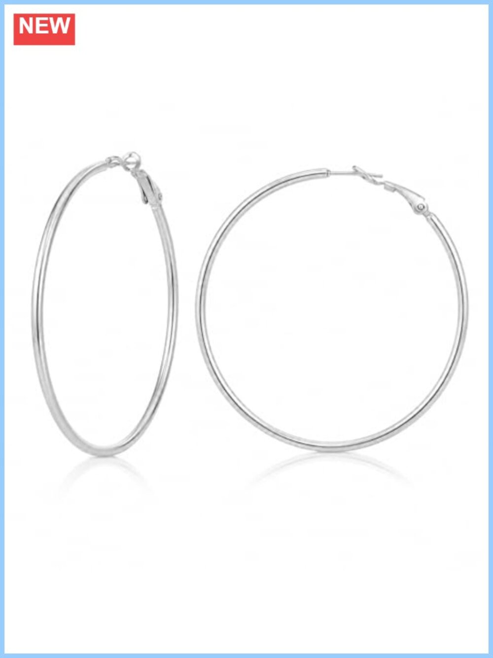 Big Hoop Earrings Stainless Steel Hypoallergenic 70mm Hoops Gift for Her